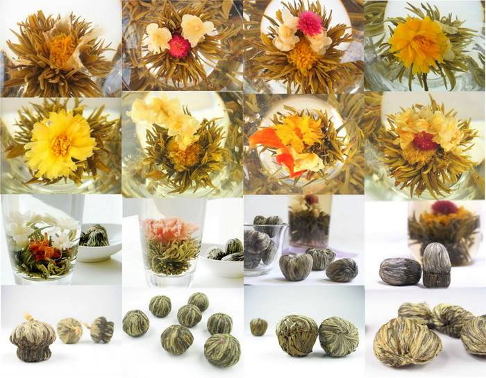 20 Kinds of Blooming Jasmine Flower Green Tea