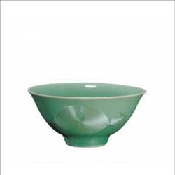(image for) EMERALD GREEN CRYSTAL 1 Gaiwan+2 Cups
