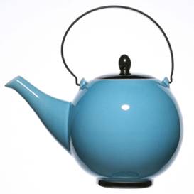 (image for) EROUND ELEPHANT blue 1 Pot + 6 Cups